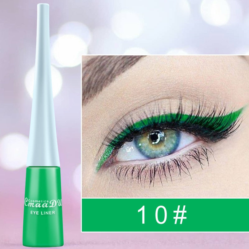Colorful Liquid Eyeliner Waterproof Long Lasting