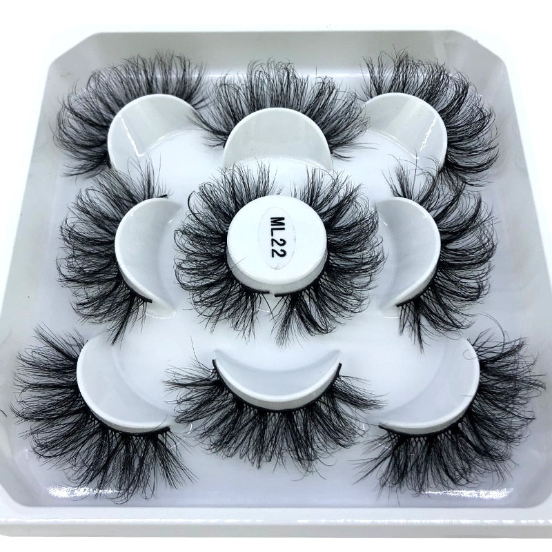 5 Pairs Natural Lashes