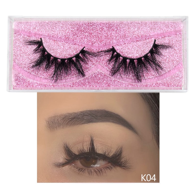 5D Mink Lashes Long Lasting Natural Dramatic Volume