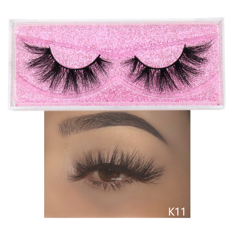 5D Mink Lashes Long Lasting Natural Dramatic Volume