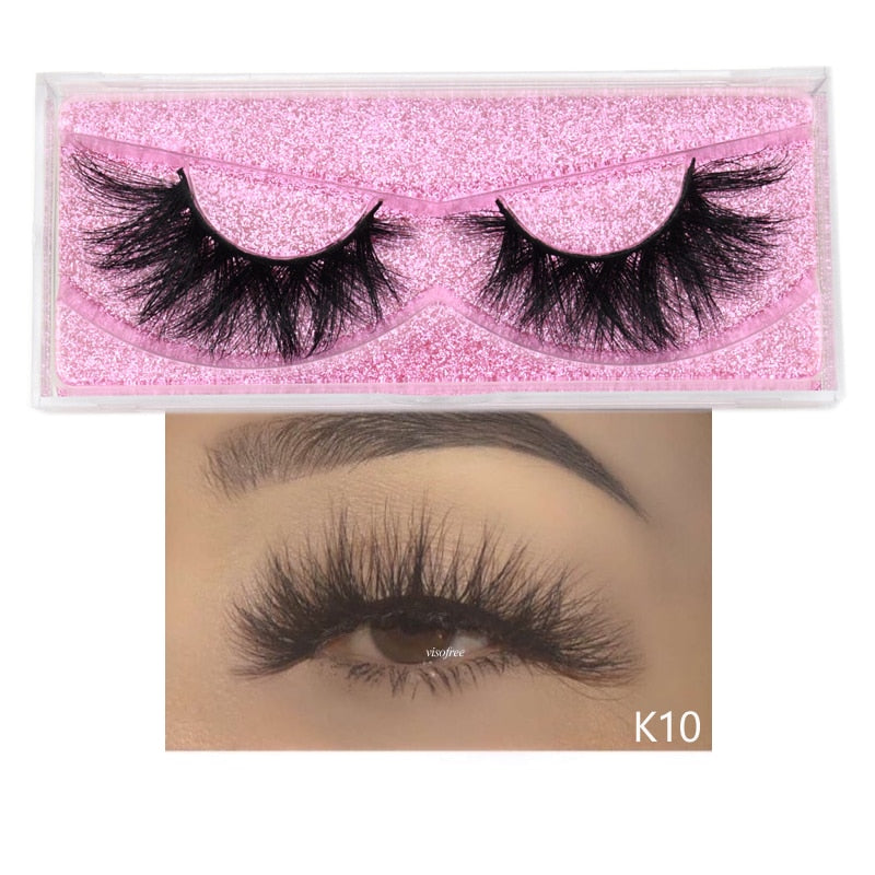 5D Mink Lashes Long Lasting Natural Dramatic Volume