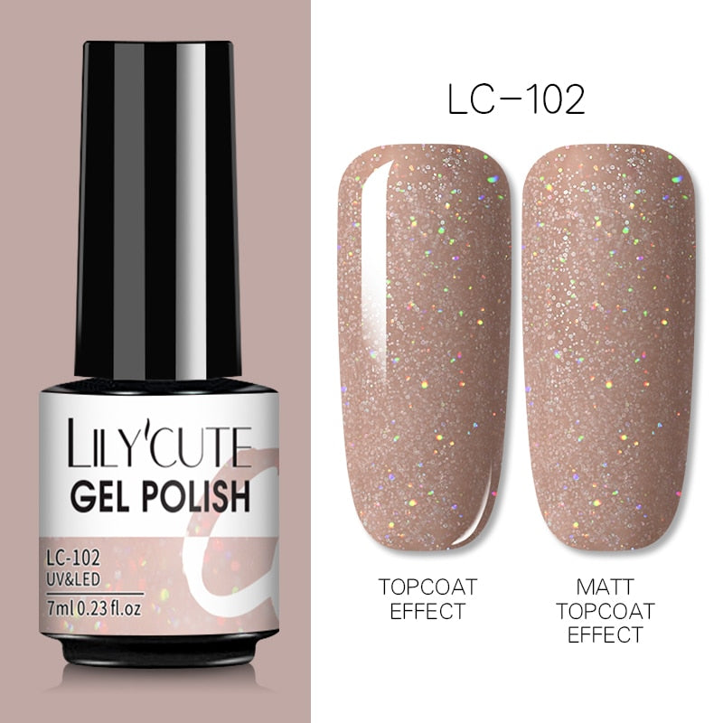 7ML Gel Nail Polish Nude Semi-Permanent Nail Polish For Nails Soak Off UV LED UV Gel DIY Nail Art Gel Varnishes