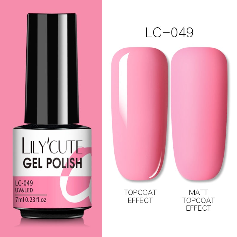 7ML Gel Nail Polish Nude Semi-Permanent Nail Polish For Nails Soak Off UV LED UV Gel DIY Nail Art Gel Varnishes