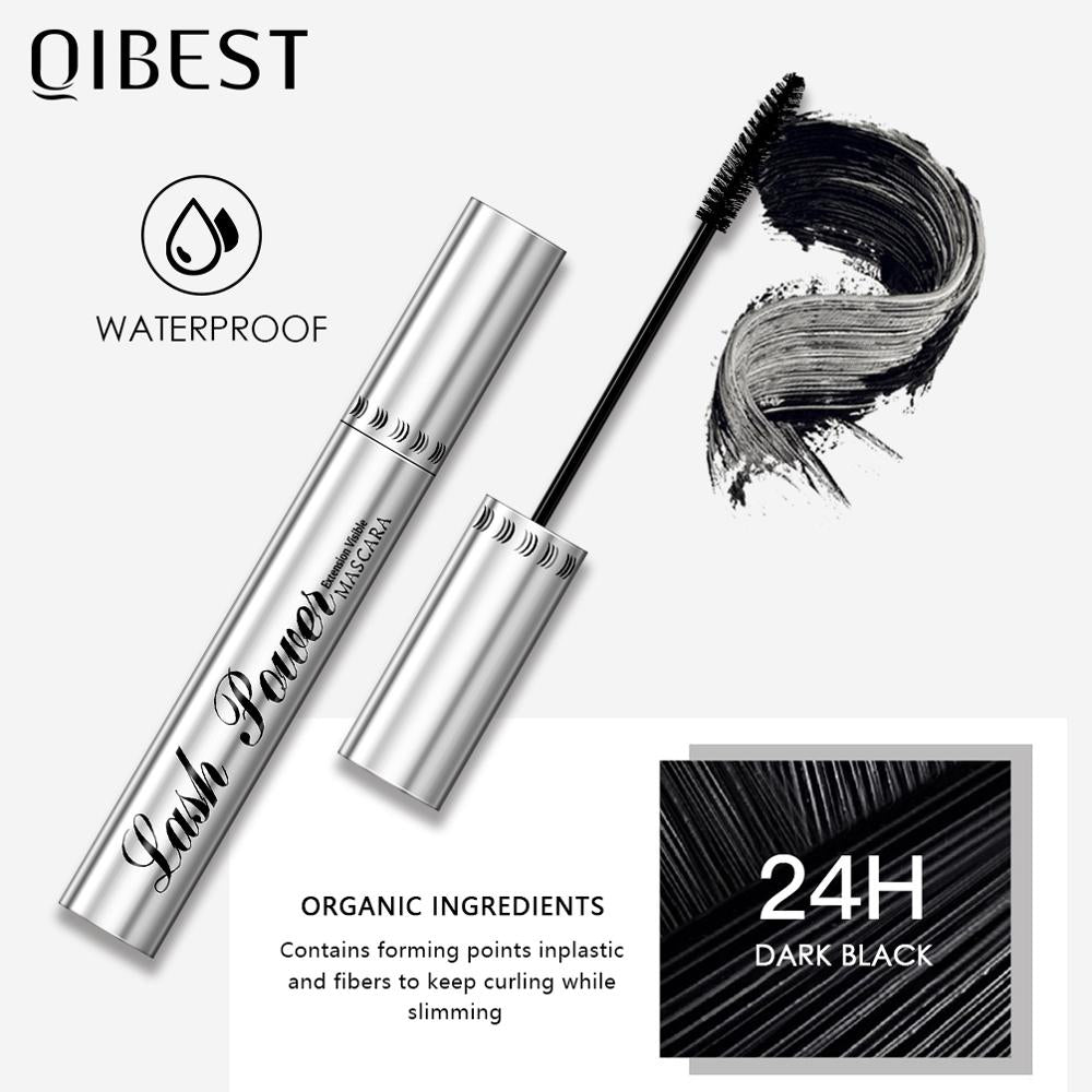 Black Mascara Eyelashes 4D Silky Lengthening Makeup Waterproof Volume