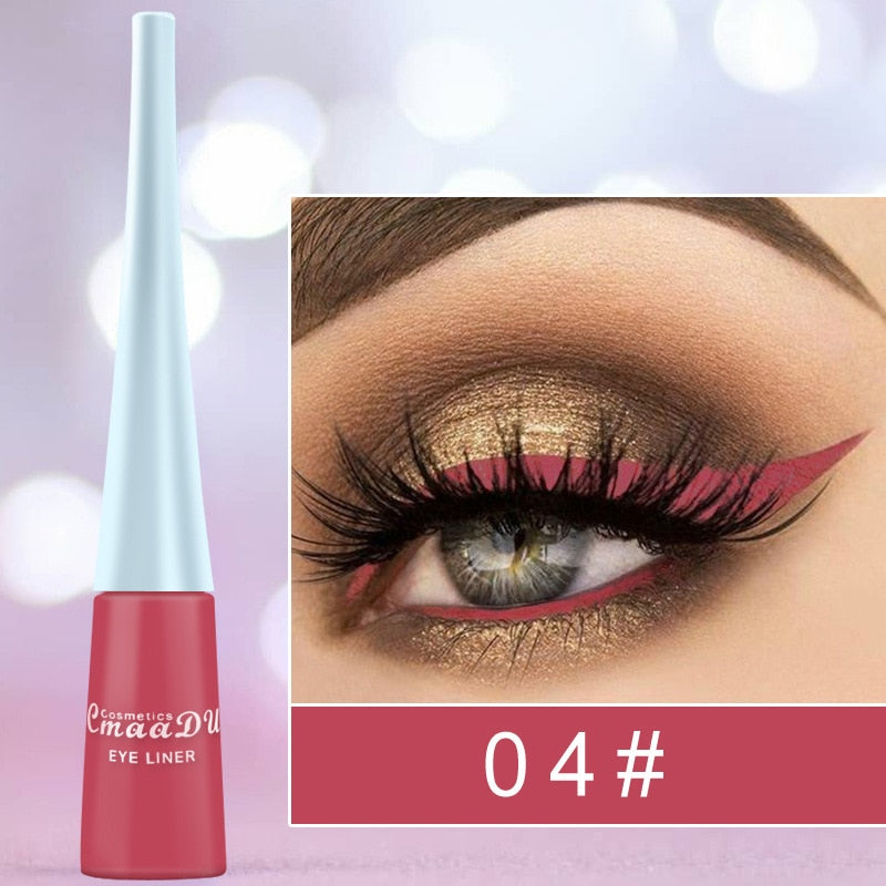 Colorful Liquid Eyeliner Waterproof Long Lasting