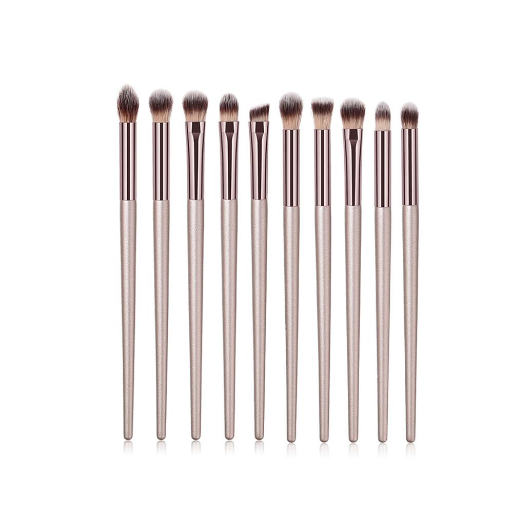 Champagne Elegance Makeup Brush Collection