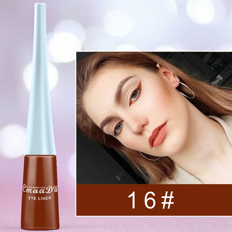 Colorful Liquid Eyeliner Waterproof Long Lasting
