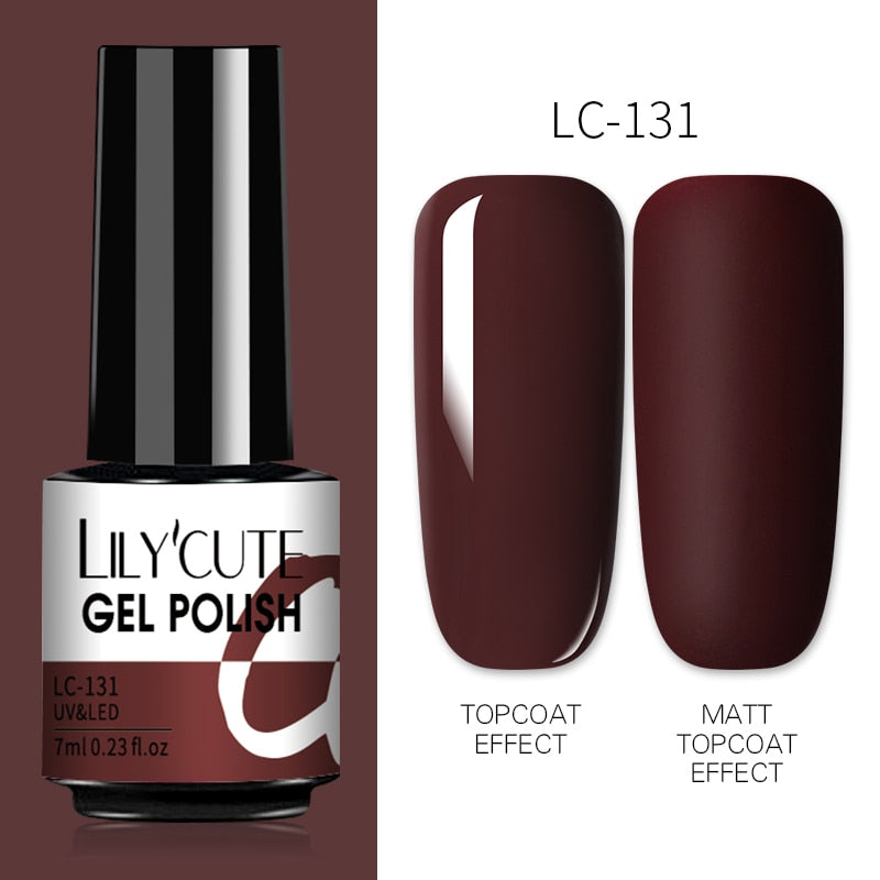 7ML Gel Nail Polish Nude Semi-Permanent Nail Polish For Nails Soak Off UV LED UV Gel DIY Nail Art Gel Varnishes