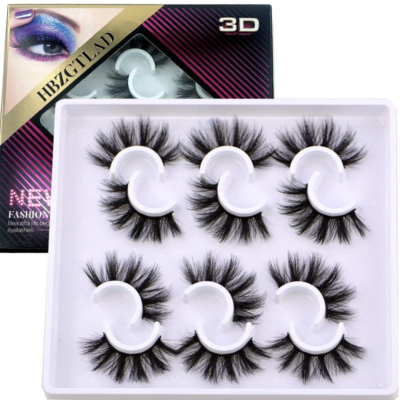 5 Pairs Natural Lashes