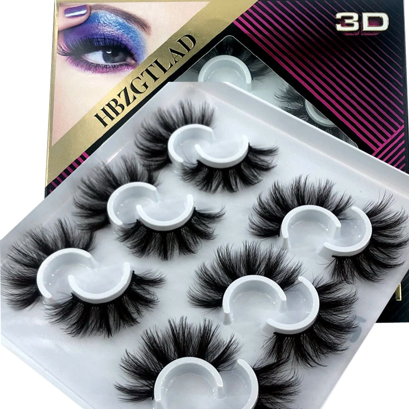 5 Pairs Natural Lashes