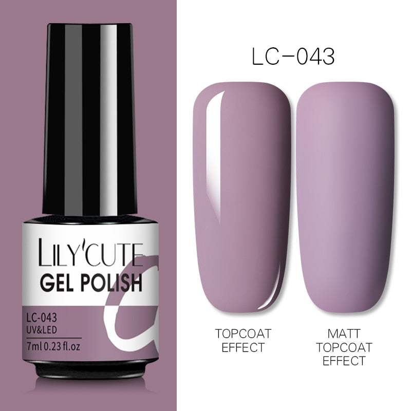 7ML Gel Nail Polish Nude Semi-Permanent Nail Polish For Nails Soak Off UV LED UV Gel DIY Nail Art Gel Varnishes