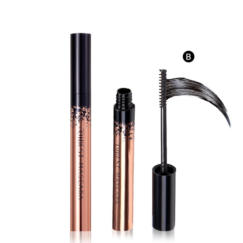 Black Mascara Eyelashes 4D Silky Lengthening Makeup Waterproof Volume