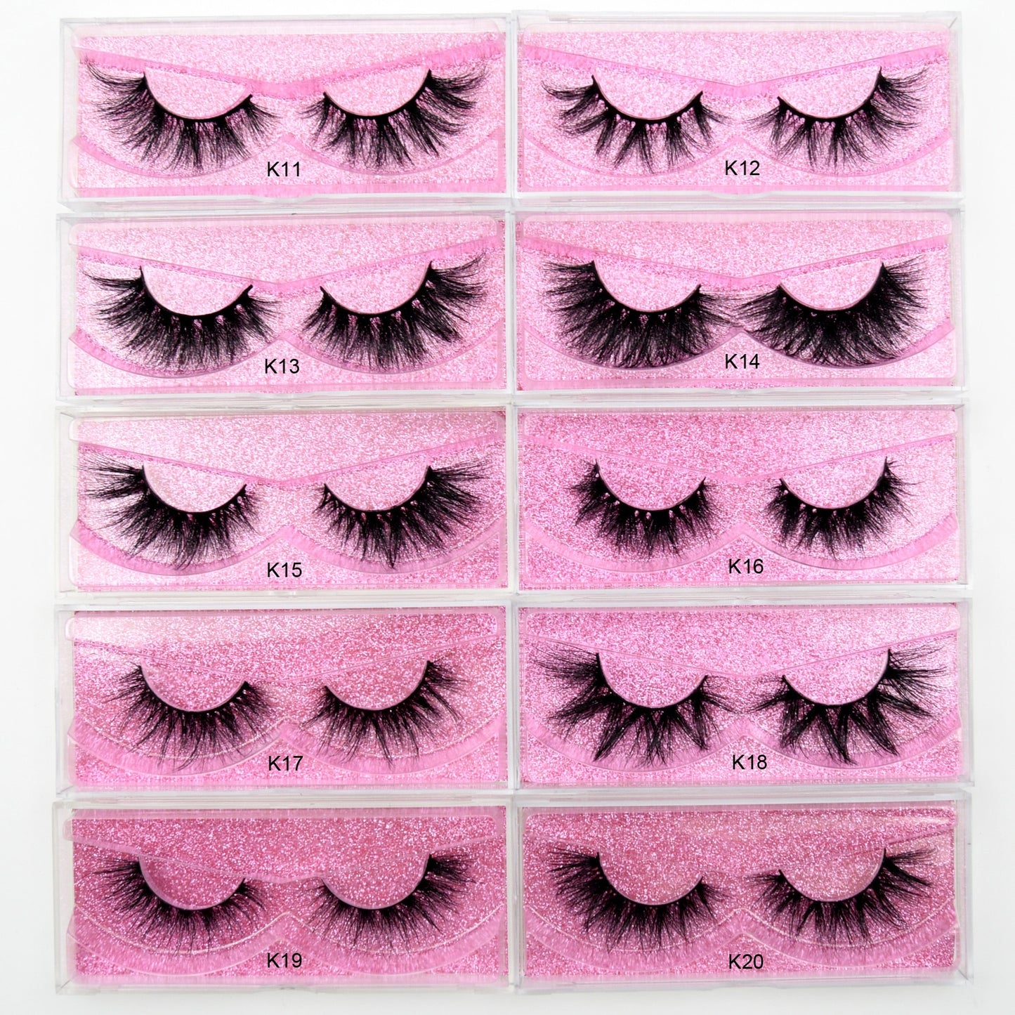 5D Mink Lashes Long Lasting Natural Dramatic Volume
