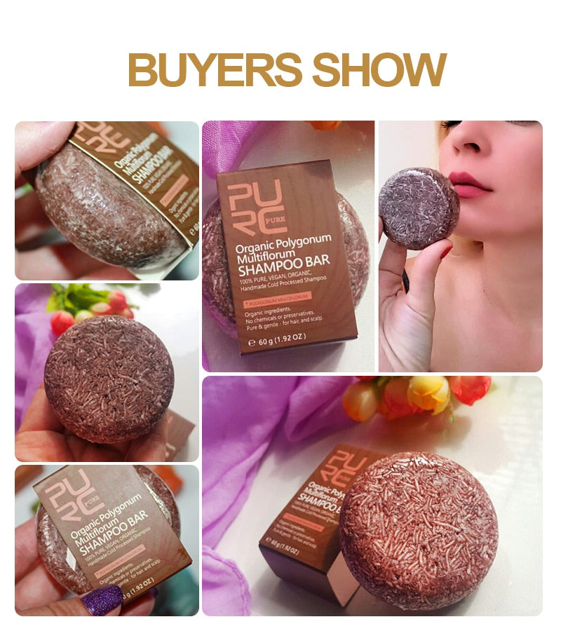 Polygonum Shampoo Bar Handmade Cold Processed Hair Shampoo