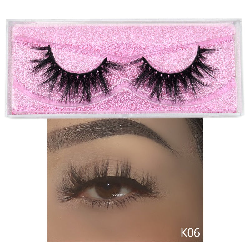 5D Mink Lashes Long Lasting Natural Dramatic Volume