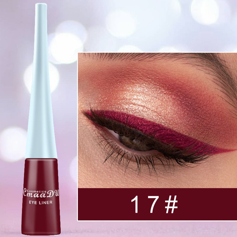 Colorful Liquid Eyeliner Waterproof Long Lasting