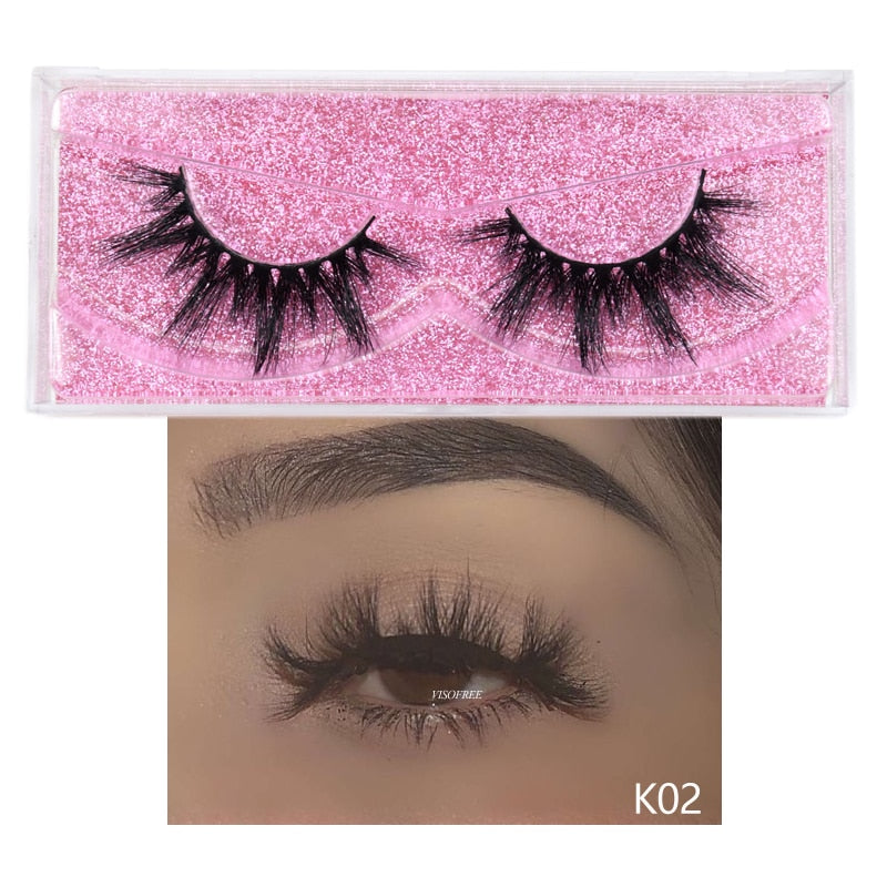 5D Mink Lashes Long Lasting Natural Dramatic Volume