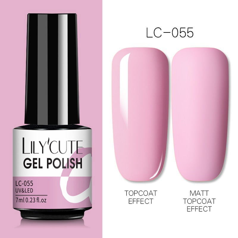 7ML Gel Nail Polish Nude Semi-Permanent Nail Polish For Nails Soak Off UV LED UV Gel DIY Nail Art Gel Varnishes