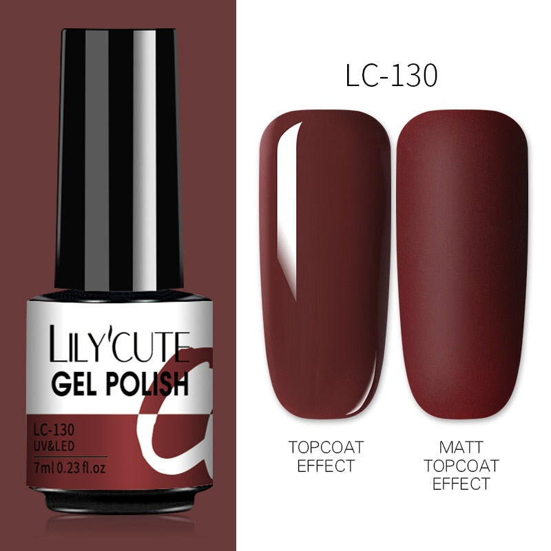 7ML Gel Nail Polish Nude Semi-Permanent Nail Polish For Nails Soak Off UV LED UV Gel DIY Nail Art Gel Varnishes