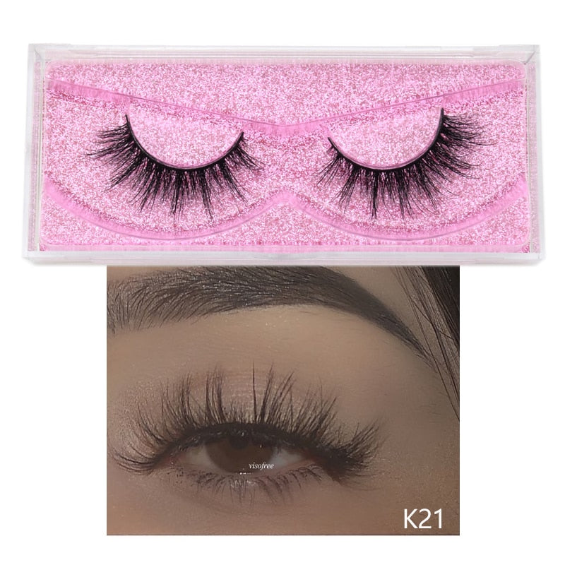 5D Mink Lashes Long Lasting Natural Dramatic Volume