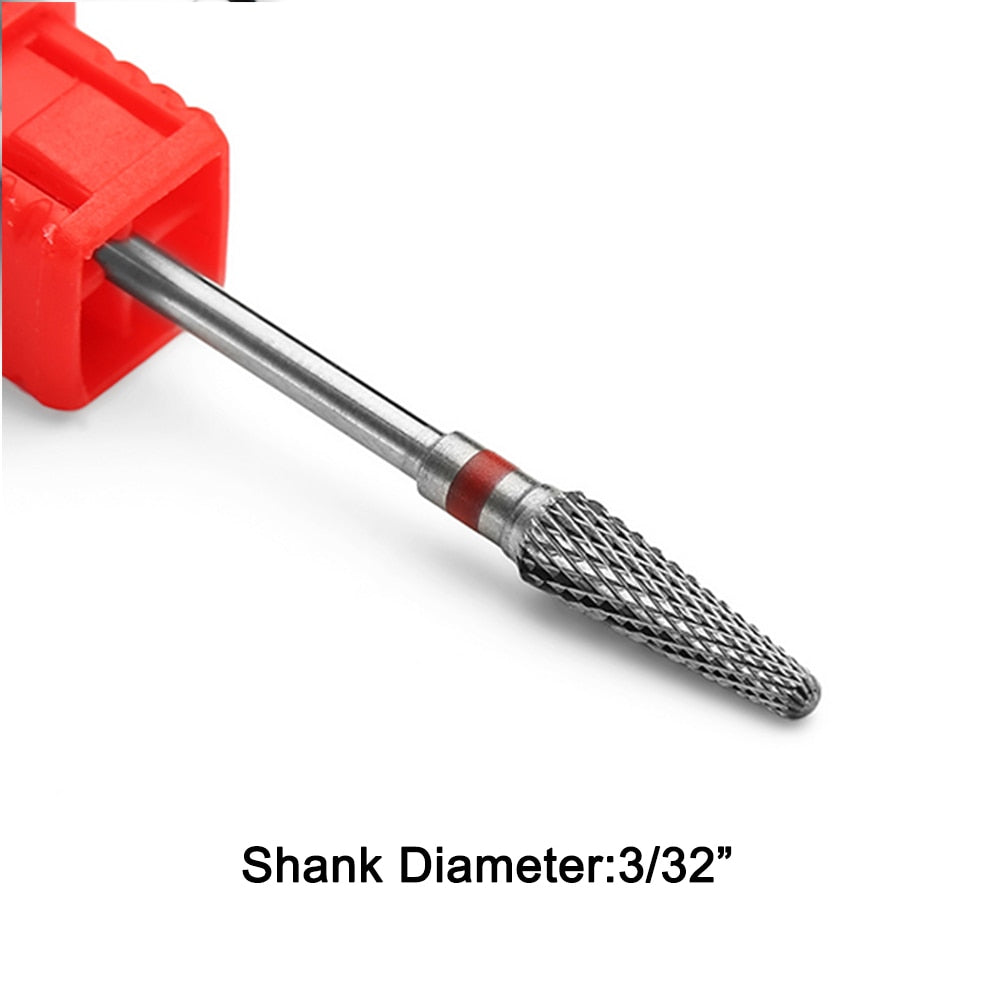 29 Types Nail Drill Bits For Electric Drill Manicure Machine Accessory Rainbow Tungsten Carbide Ceramic Milling Cutter Nail Files