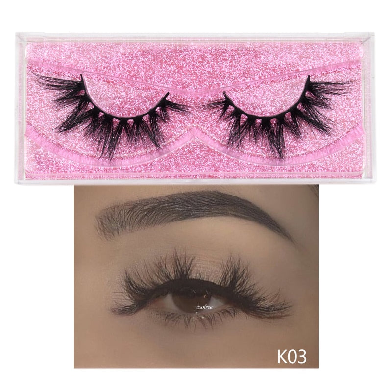 5D Mink Lashes Long Lasting Natural Dramatic Volume