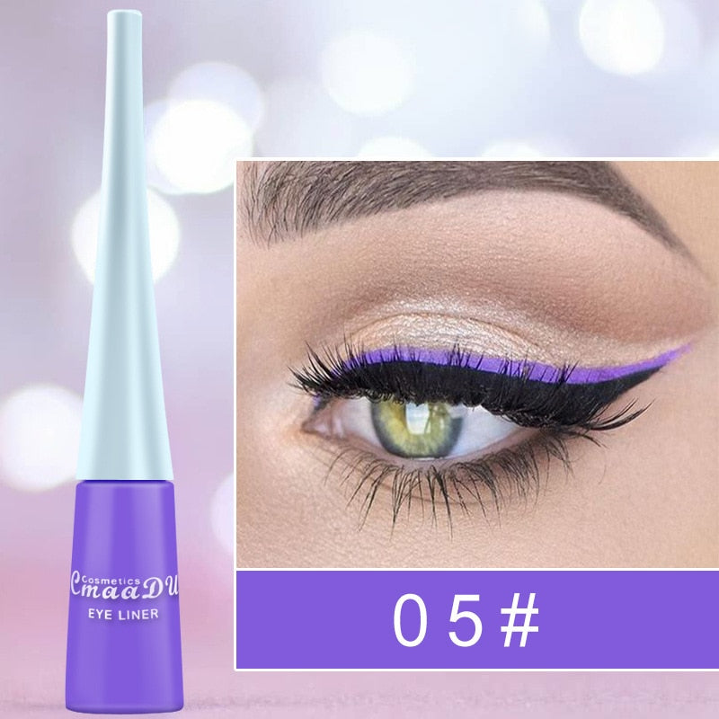 Colorful Liquid Eyeliner Waterproof Long Lasting