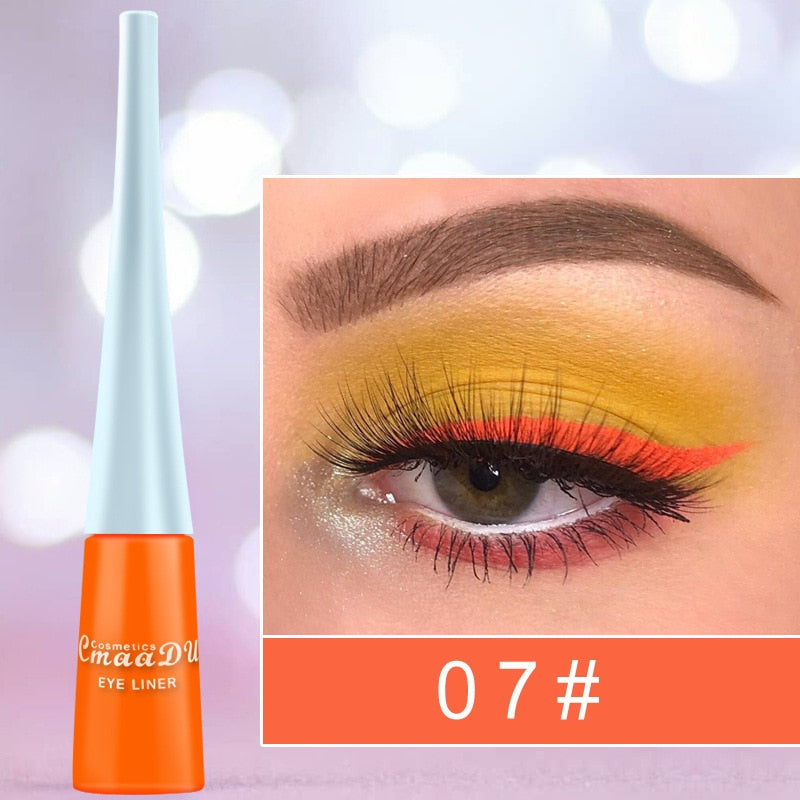 Colorful Liquid Eyeliner Waterproof Long Lasting