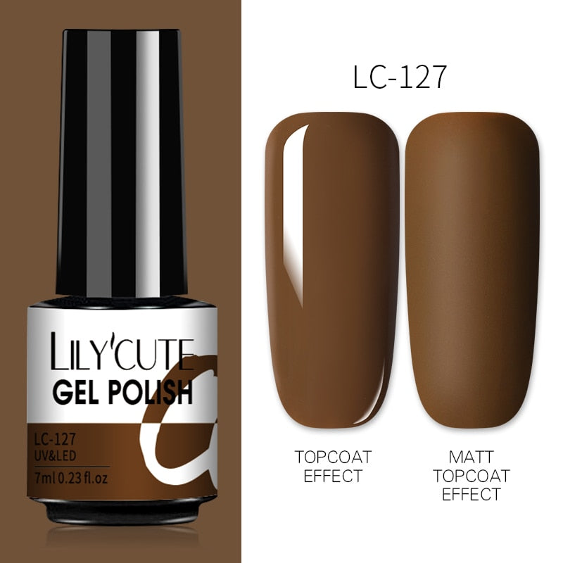 7ML Gel Nail Polish Nude Semi-Permanent Nail Polish For Nails Soak Off UV LED UV Gel DIY Nail Art Gel Varnishes