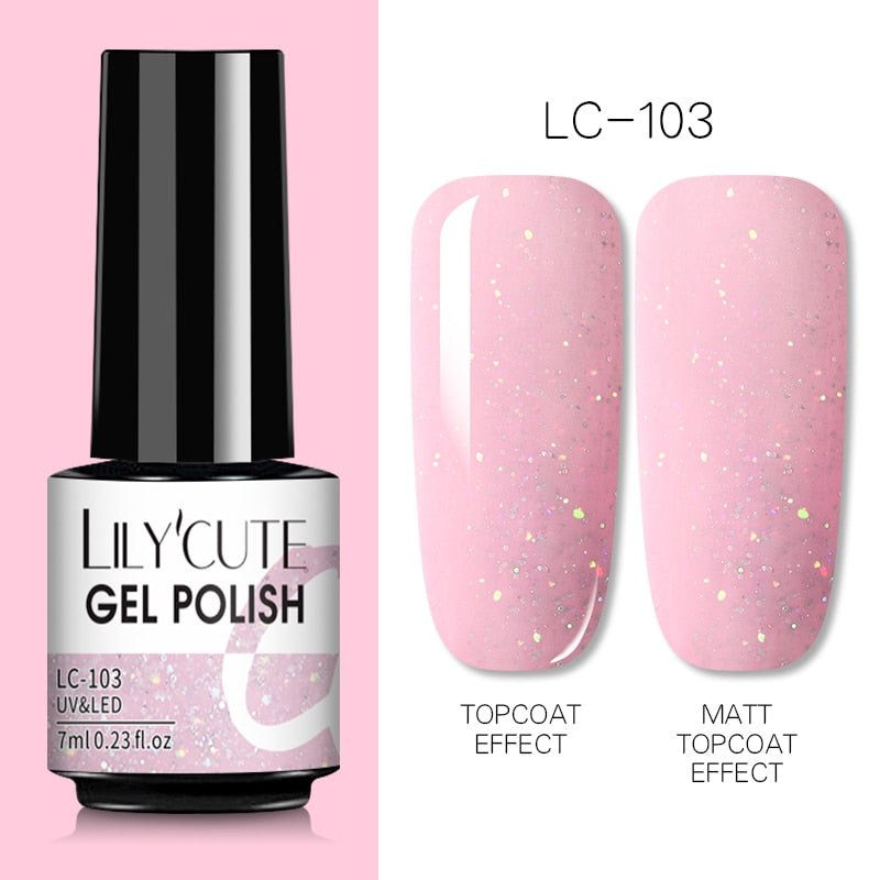 7ML Gel Nail Polish Nude Semi-Permanent Nail Polish For Nails Soak Off UV LED UV Gel DIY Nail Art Gel Varnishes