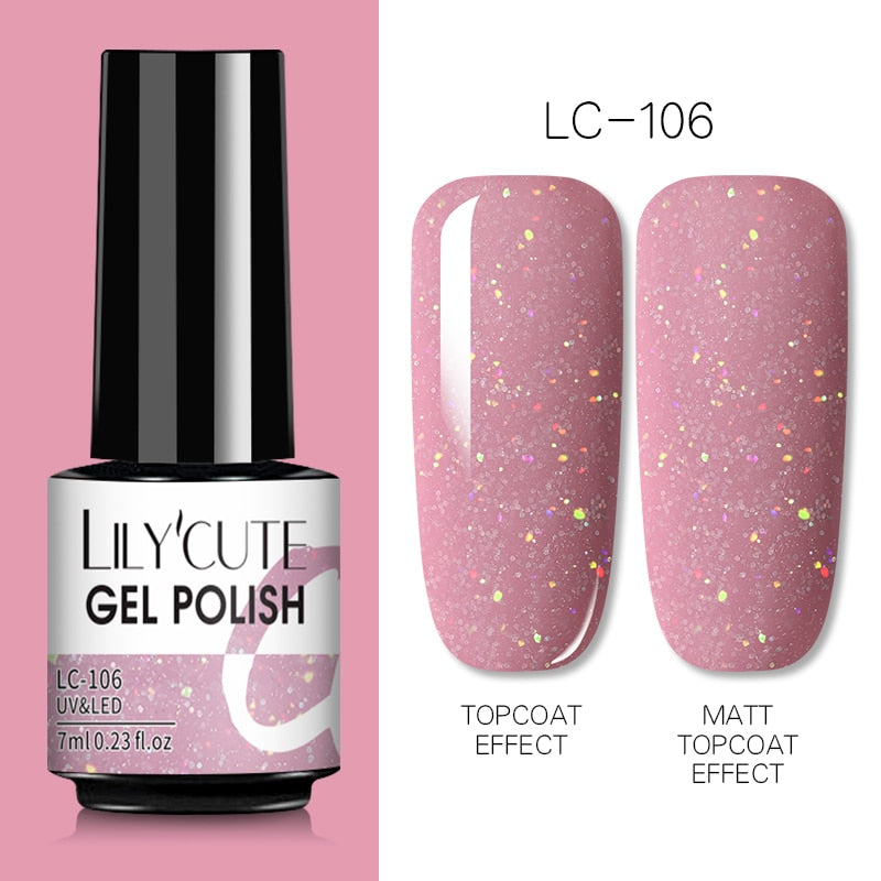 7ML Gel Nail Polish Nude Semi-Permanent Nail Polish For Nails Soak Off UV LED UV Gel DIY Nail Art Gel Varnishes