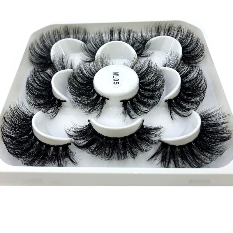 5 Pairs Natural Lashes