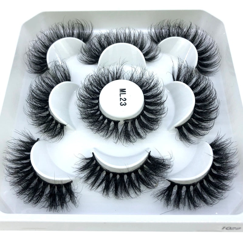 5 Pairs Natural Lashes