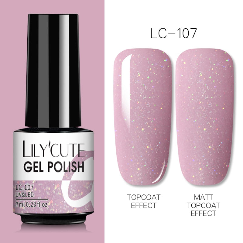 7ML Gel Nail Polish Nude Semi-Permanent Nail Polish For Nails Soak Off UV LED UV Gel DIY Nail Art Gel Varnishes