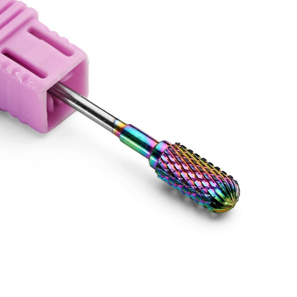 29 Types Nail Drill Bits For Electric Drill Manicure Machine Accessory Rainbow Tungsten Carbide Ceramic Milling Cutter Nail Files