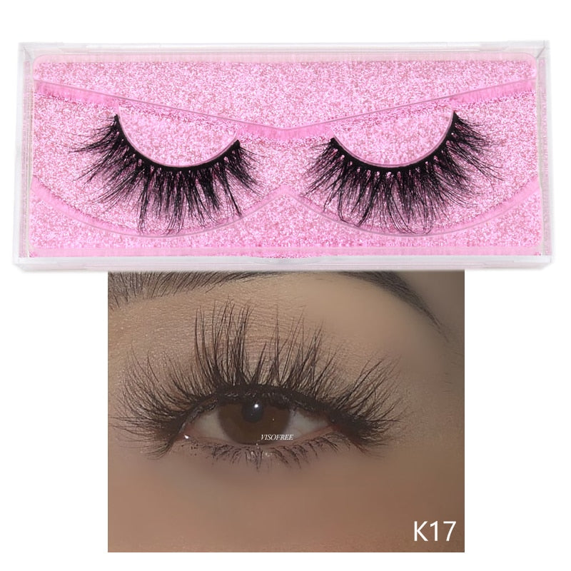 5D Mink Lashes Long Lasting Natural Dramatic Volume