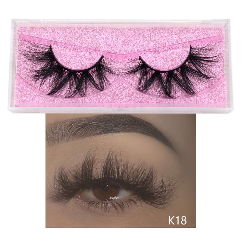 5D Mink Lashes Long Lasting Natural Dramatic Volume