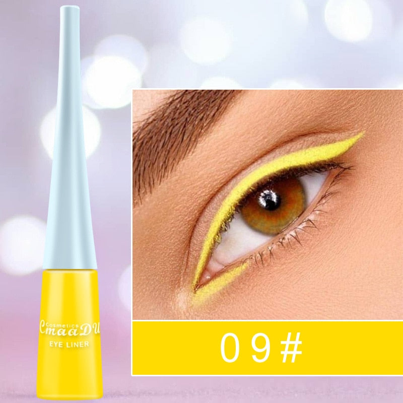 Colorful Liquid Eyeliner Waterproof Long Lasting