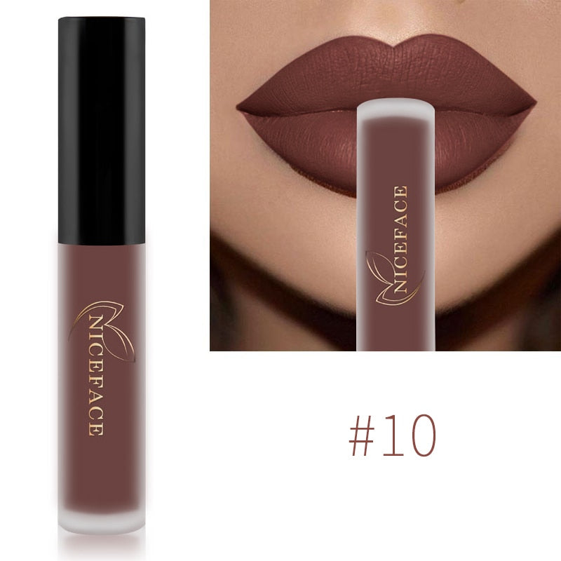 Nude Liquid Lipsticks Waterproof Matte Long Lasting