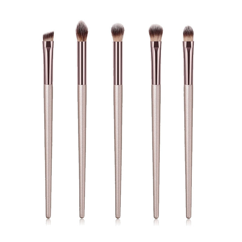 Champagne Elegance Makeup Brush Collection