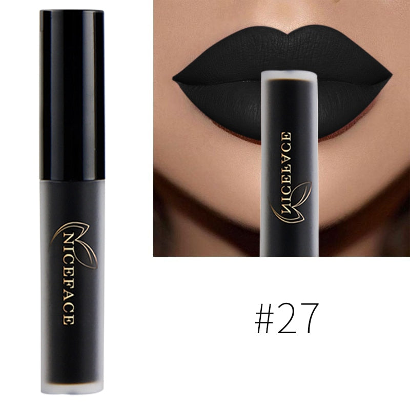 Nude Liquid Lipsticks Waterproof Matte Long Lasting