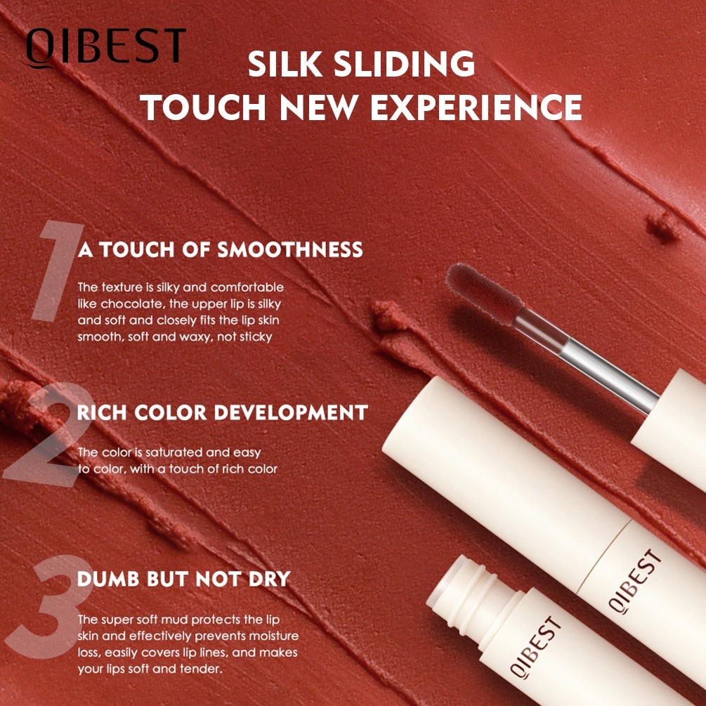 Lip Gloss 8 Colors Nude Matte Waterproof Long Lasting