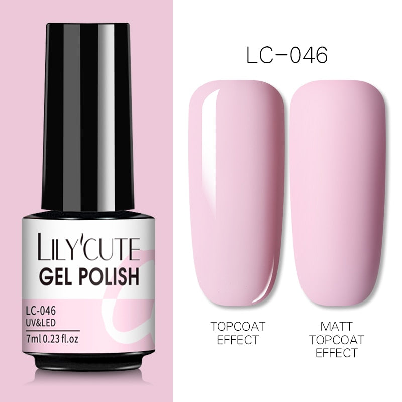 7ML Gel Nail Polish Nude Semi-Permanent Nail Polish For Nails Soak Off UV LED UV Gel DIY Nail Art Gel Varnishes