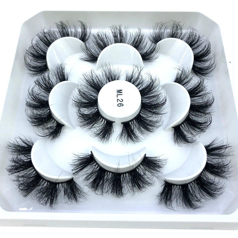 5 Pairs Natural Lashes
