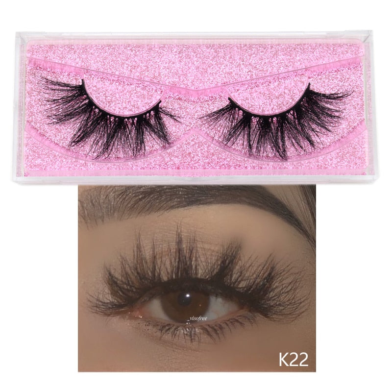 5D Mink Lashes Long Lasting Natural Dramatic Volume