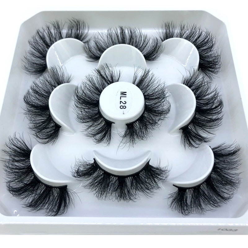5 Pairs Natural Lashes