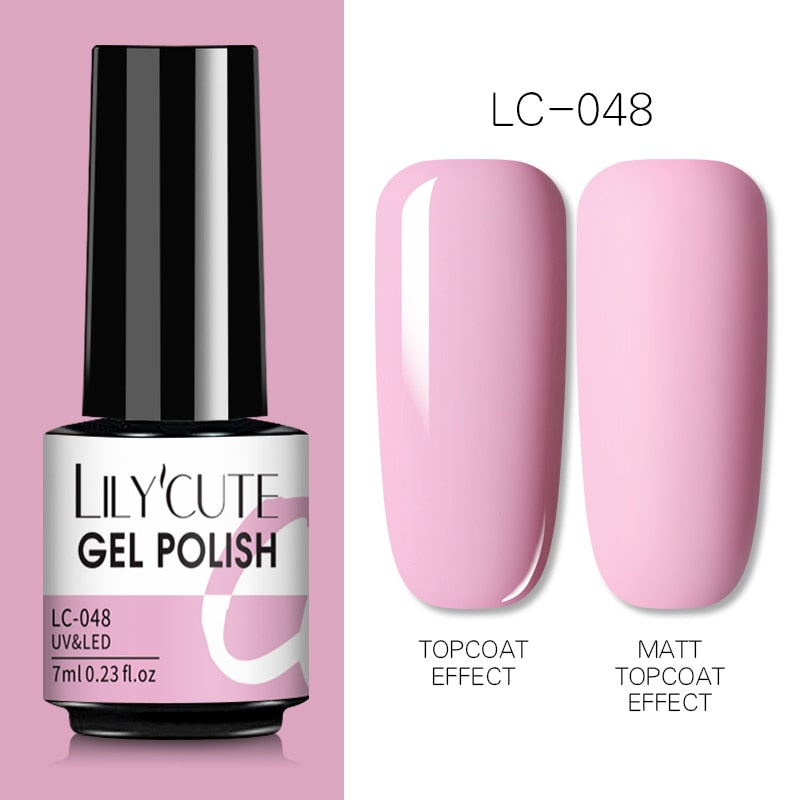 7ML Gel Nail Polish Nude Semi-Permanent Nail Polish For Nails Soak Off UV LED UV Gel DIY Nail Art Gel Varnishes