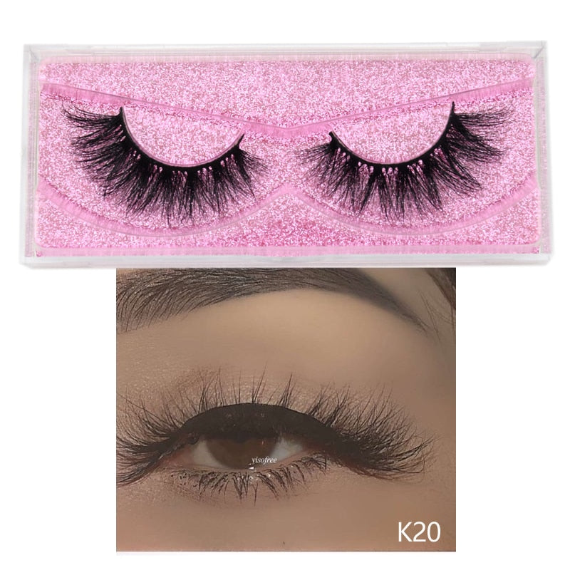 5D Mink Lashes Long Lasting Natural Dramatic Volume