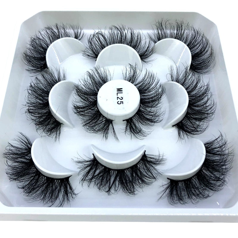 5 Pairs Natural Lashes