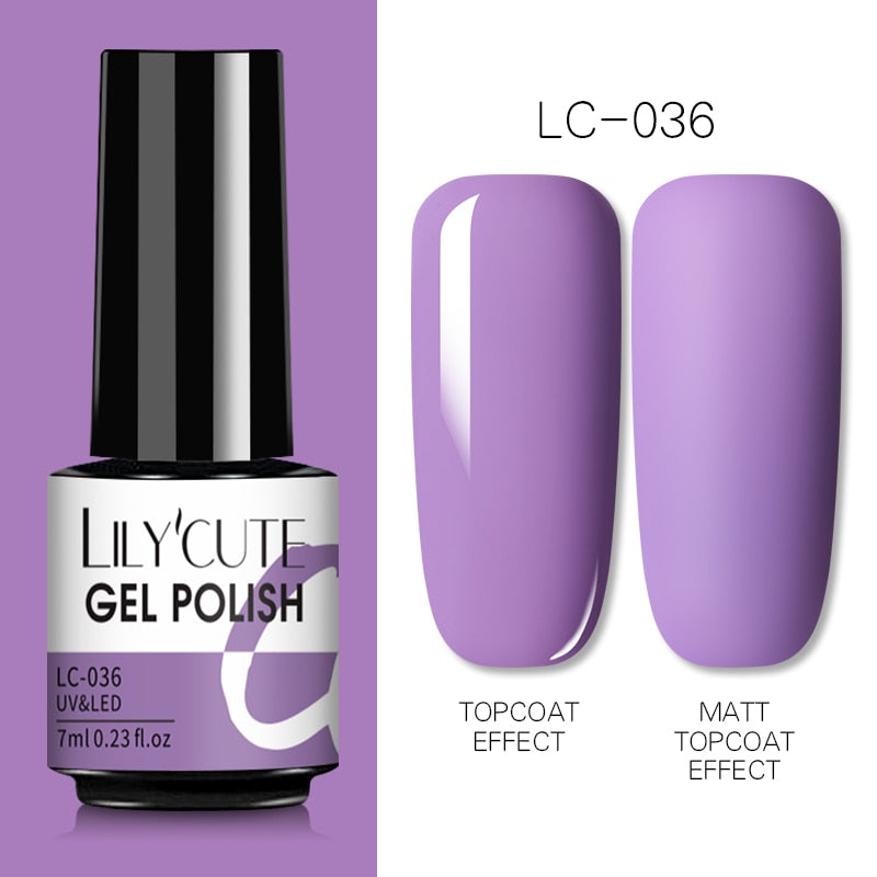 7ML Gel Nail Polish Nude Semi-Permanent Nail Polish For Nails Soak Off UV LED UV Gel DIY Nail Art Gel Varnishes